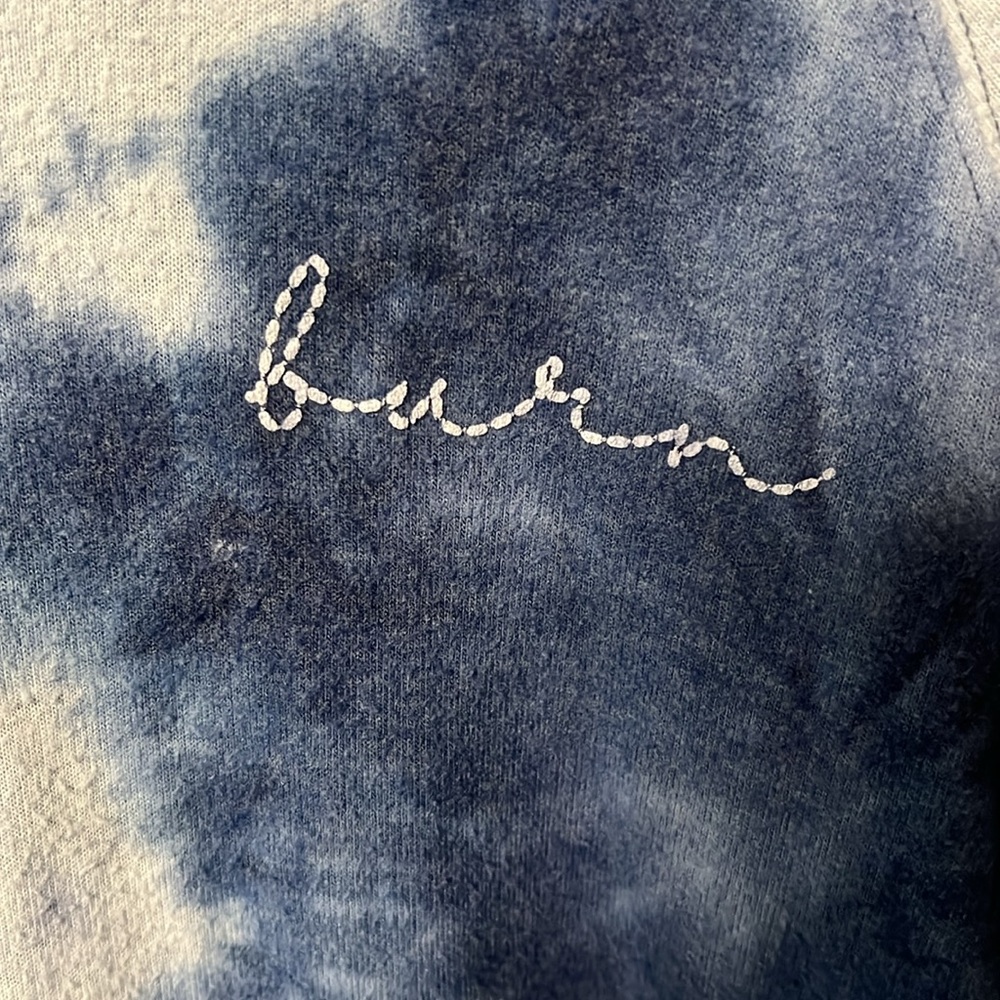Blue Tie-Dye Women's Burn Boot Camp Long-Sleeved Top- Size Small - Picture 2 of 4